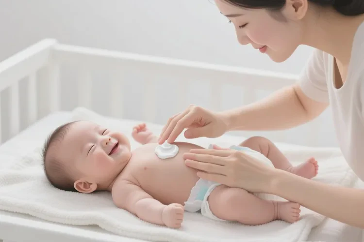 宝宝肚子长湿疹可以根治吗(图1)