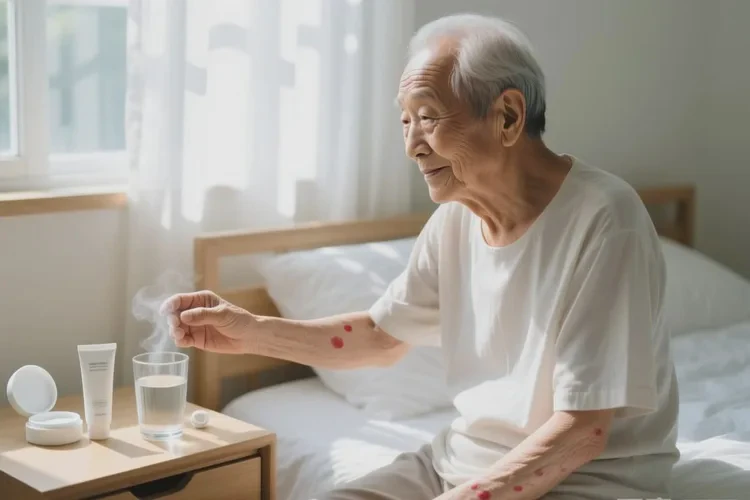 高龄老人四肢偶尔长湿疹可不可以治愈(图1)