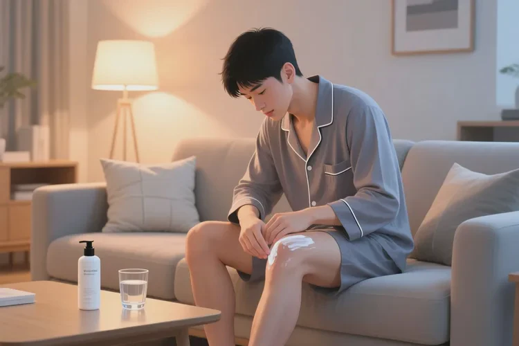 男人大腿长湿疹可不可以治愈(图1)