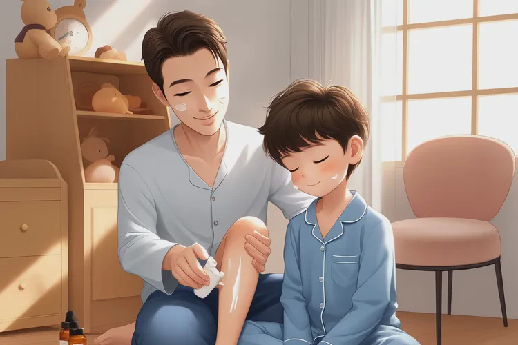 小孩小腿上经常长湿疹能够根治吗(图1)