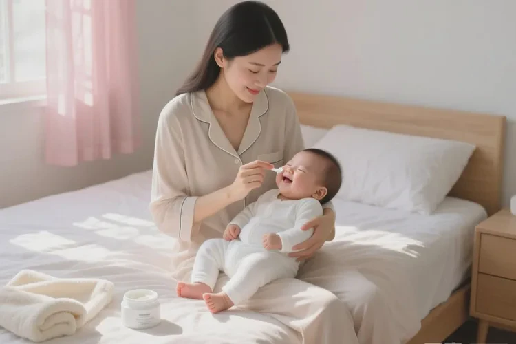 婴儿脸上有湿疹可以根治吗(图1)