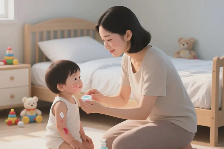 孩子手臂上偶尔长湿疹能不能治愈(图1)