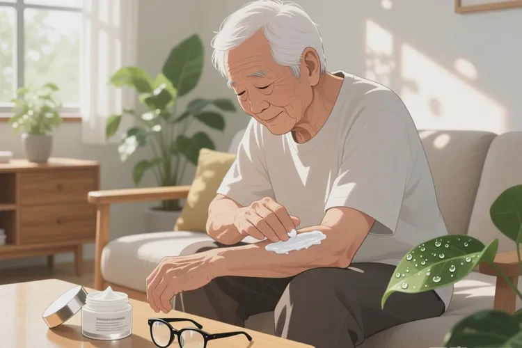 老年人手臂长湿疹可不可以治愈(图1)