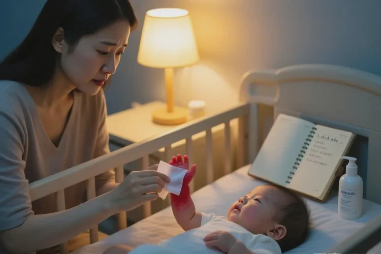 宝宝手上长湿疹可以根治吗(图1)