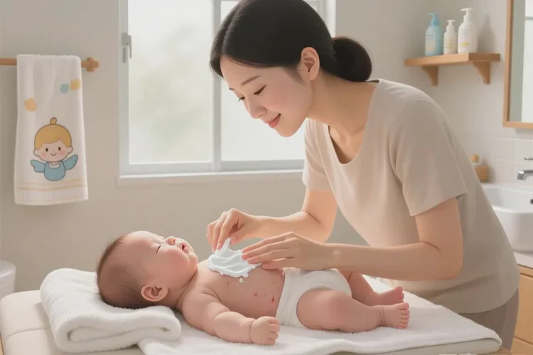 宝宝脖子容易长湿疹可以根治吗(图1)