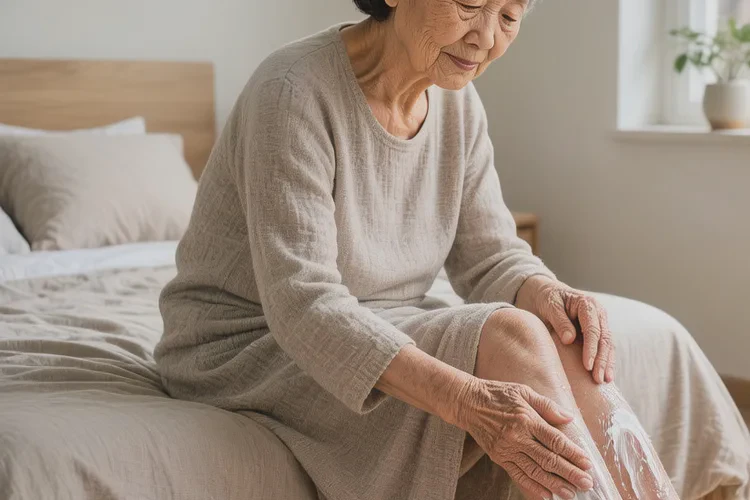 老年人大腿长湿疹可以根治吗(图1)