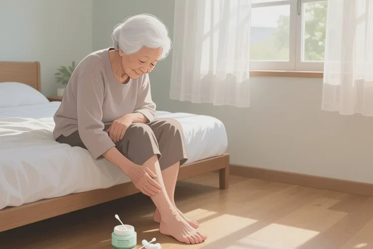 高龄老人小腿起湿疹可不可以治愈(图1)