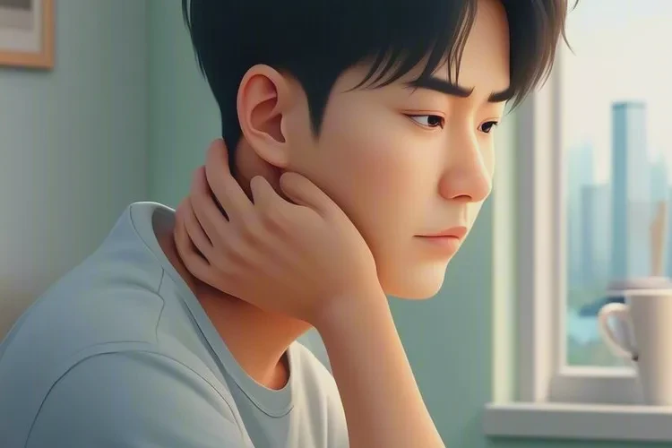 青年人脖子出湿疹能根治吗(图2)