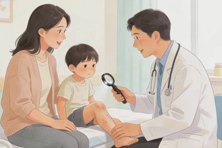 孩子小腿容易起湿疹能不能治愈(图4)