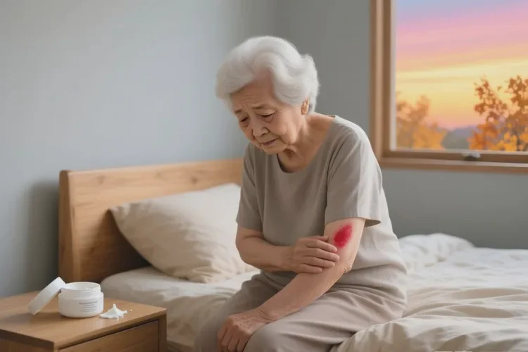 高龄老人全身偶尔起湿疹可不可以治愈(图1)