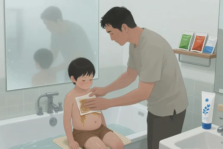 孩子肚子出现湿疹能不能治愈(图3)