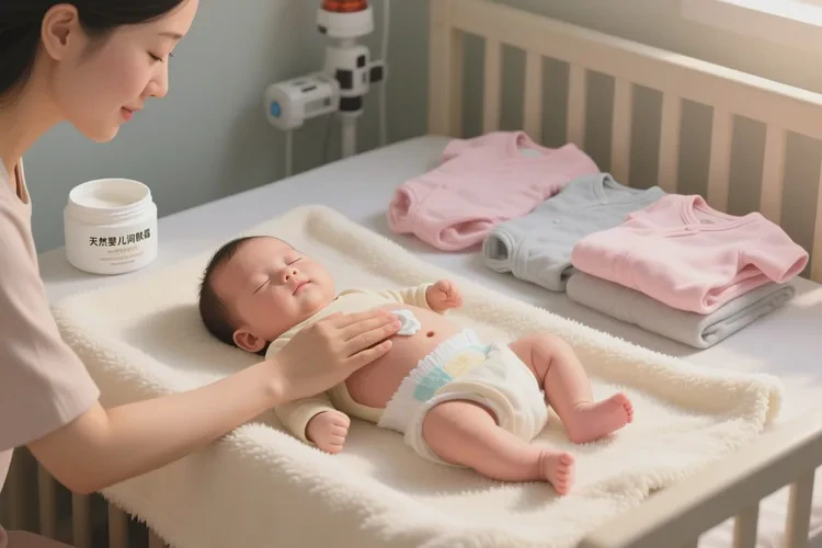 宝宝肚子上容易起湿疹可以根治吗(图1)