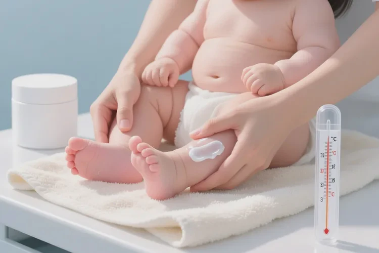 宝宝脚上长湿疹可以根治吗(图1)