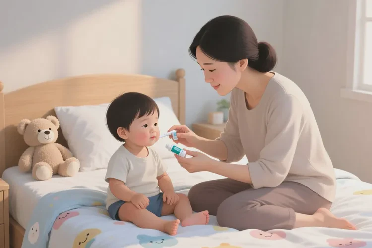 儿童手上出现湿疹能不能治愈(图1)