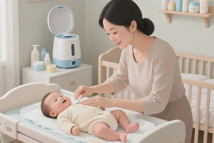 宝宝面部长湿疹可以根治吗(图1)