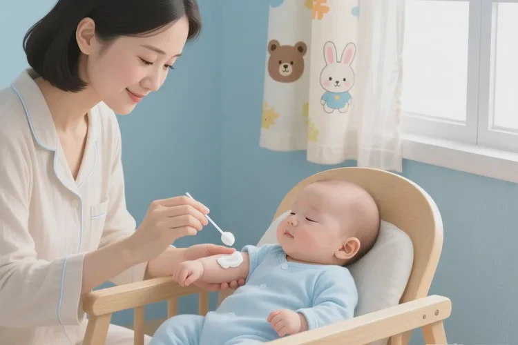 宝宝手臂上偶尔起湿疹可以根治吗(图1)