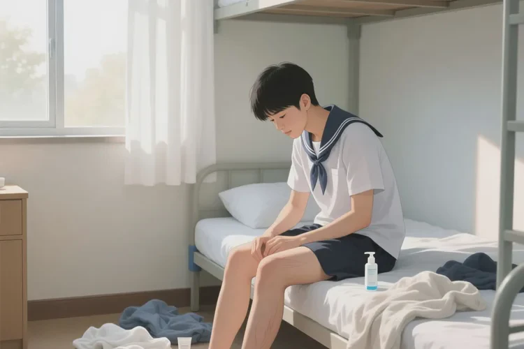 大学生大腿有湿疹能靠自己自愈吗(图1)