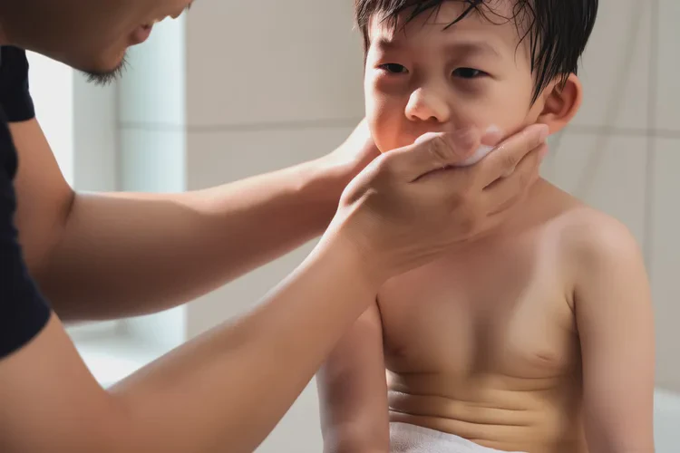 孩子面部起湿疹可以根治吗(图2)