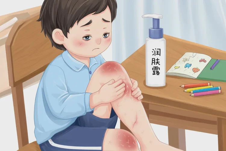 小学生小腿上偶尔长湿疹能靠自己自愈吗(图1)