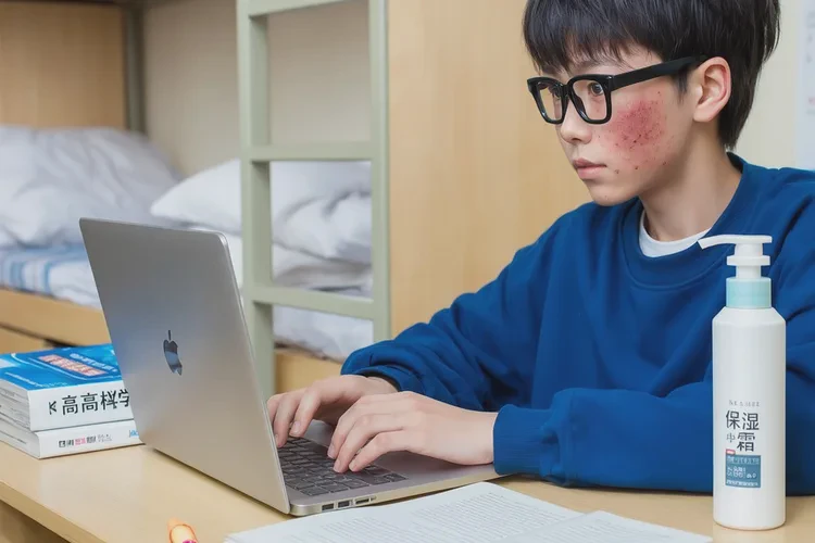 大学生脸上容易长湿疹能根治吗(图1)