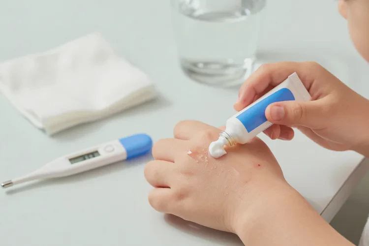 儿童手臂出现湿疹能不能治愈(图2)