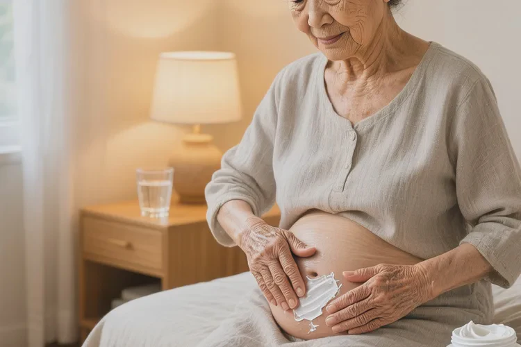 老人肚子上经常长湿疹可以根治吗(图1)