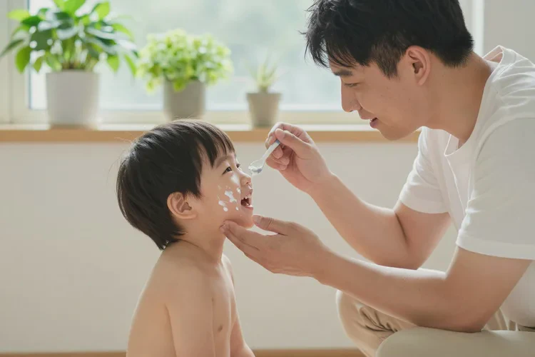 孩子面部出现湿疹能不能治愈(图3)