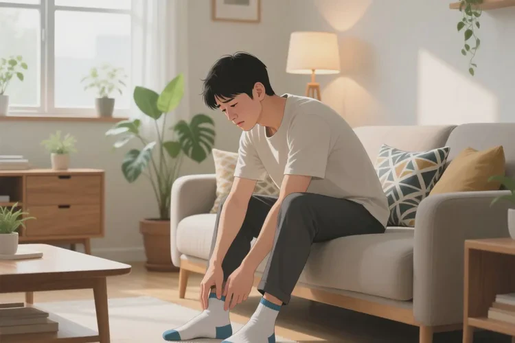 男人脚上偶尔起湿疹可不可以治愈(图1)