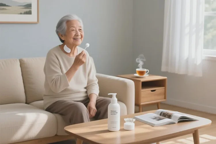 高龄老人脖子起湿疹可不可以治愈(图1)