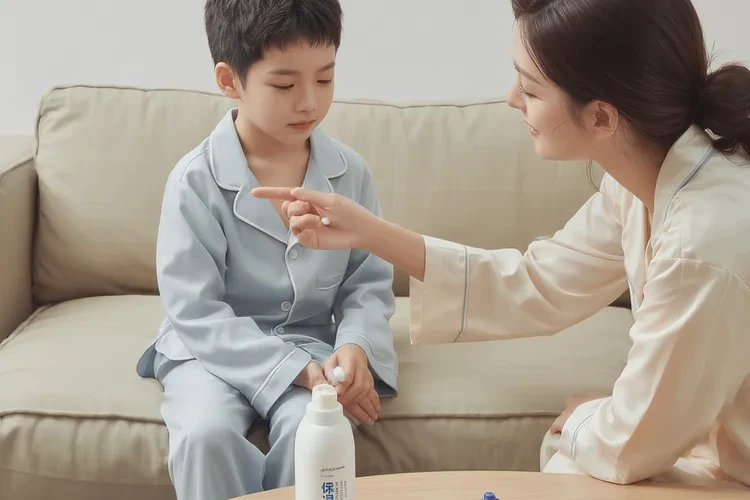 儿童大腿上长湿疹能不能治愈(图1)