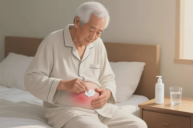 老年人肚子有湿疹可不可以治愈(图1)