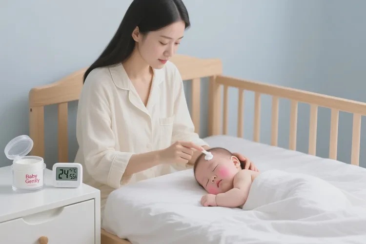 宝宝脸上容易长湿疹可以根治吗(图1)