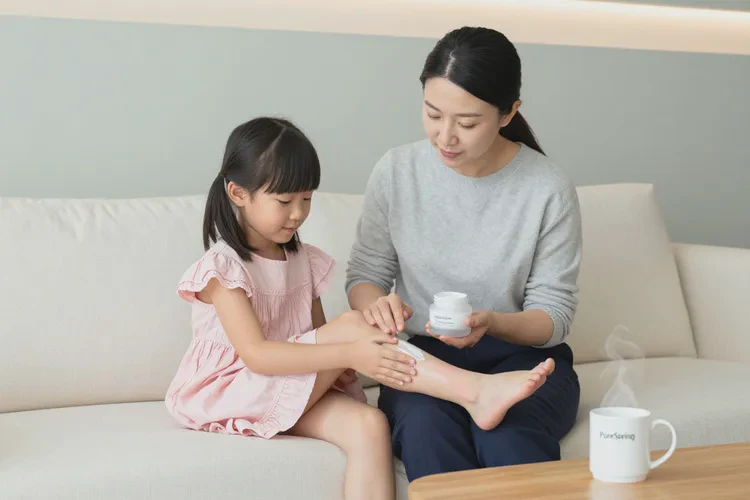 儿童小腿容易起湿疹能不能治愈(图1)