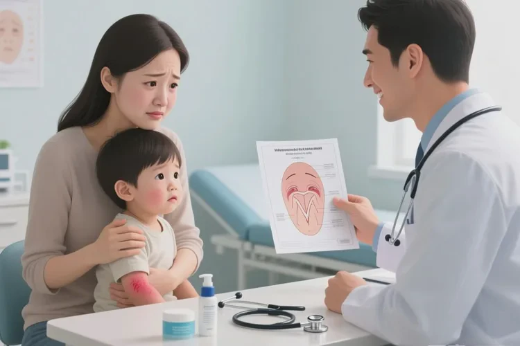 儿童全身起湿疹能不能治愈(图1)