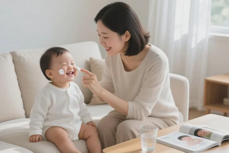 孩子面部起湿疹能不能治愈(图1)