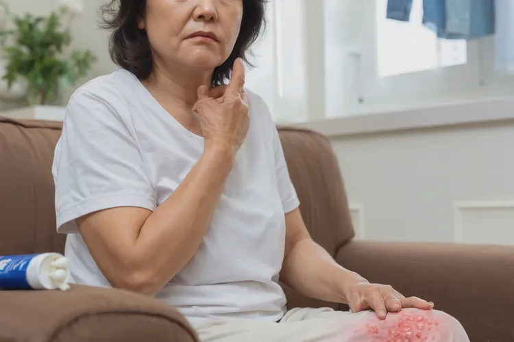 哺乳期妈妈大腿上起湿疹能根治吗(图1)