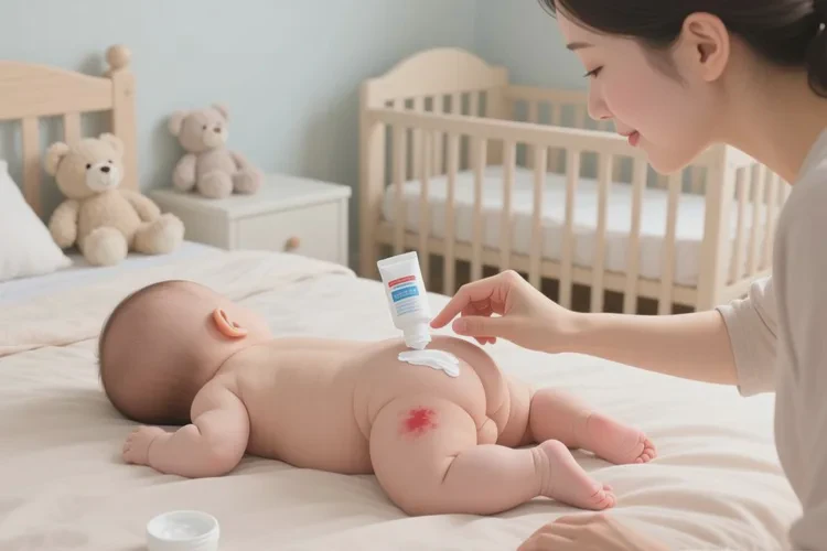 婴儿屁股有湿疹可以根治吗(图1)