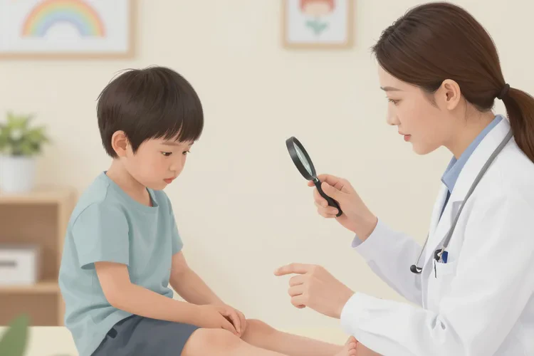 孩子脚上偶尔起湿疹能不能治愈(图2)