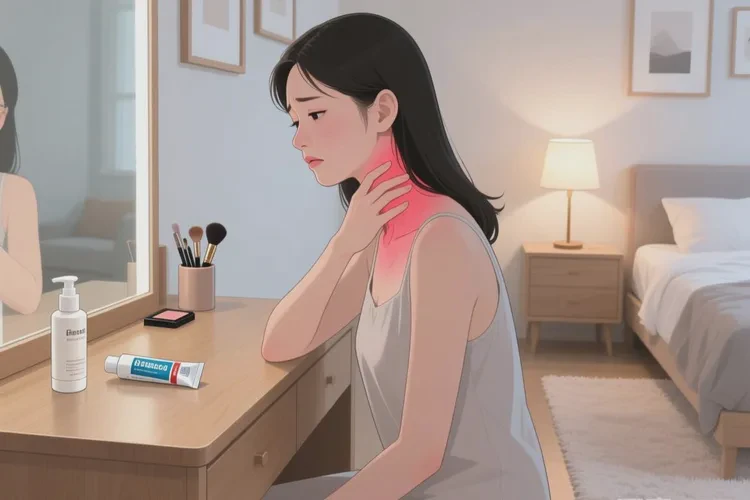 女人脖子容易长湿疹可不可以治愈(图1)