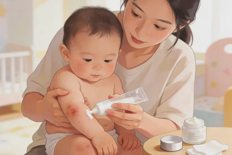 宝宝手臂上经常起湿疹可以根治吗(图1)