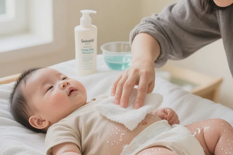 宝宝大腿出湿疹可以根治吗(图1)