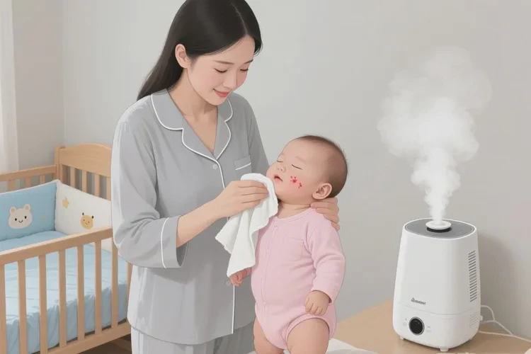 宝宝脖子偶尔长湿疹可以根治吗(图1)