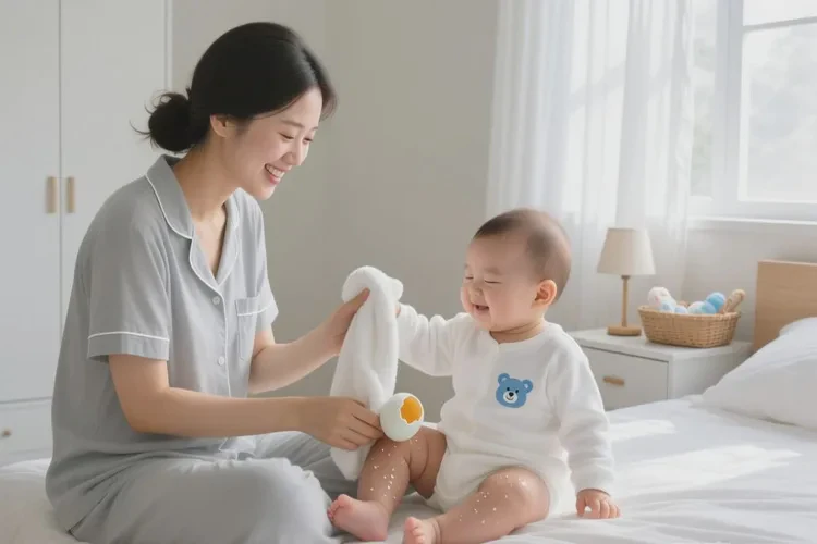 婴儿大腿出湿疹可以根治吗(图1)