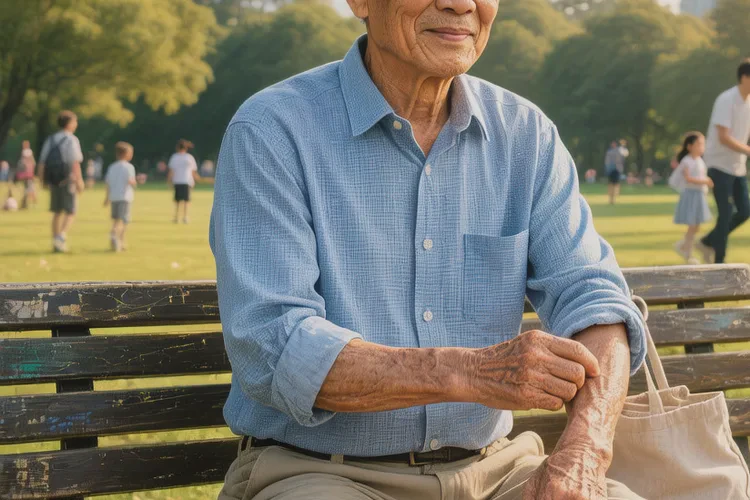 高龄老人手臂上起湿疹可不可以治愈(图3)