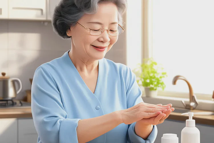 老人手上出湿疹可以根治吗(图1)