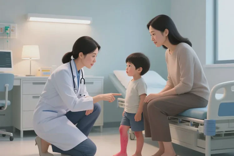 孩子小腿出湿疹能不能治愈(图2)