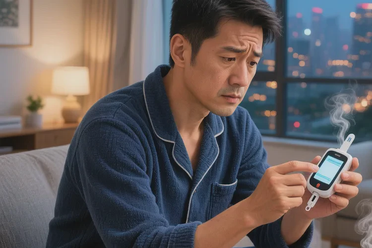 30岁晚餐血糖26.4是怎么回事(图1)