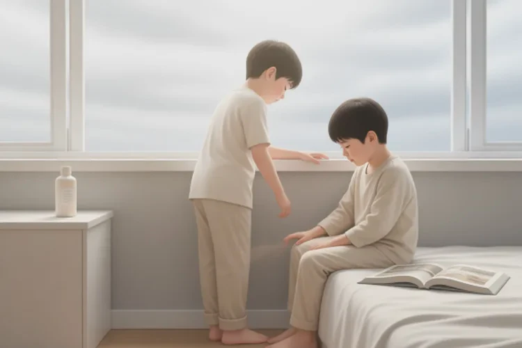 小学生小腿上容易长湿疹能靠自己自愈吗(图4)