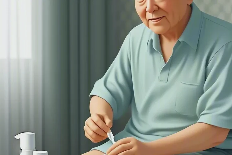 老年人小腿上偶尔长湿疹能根治吗(图1)