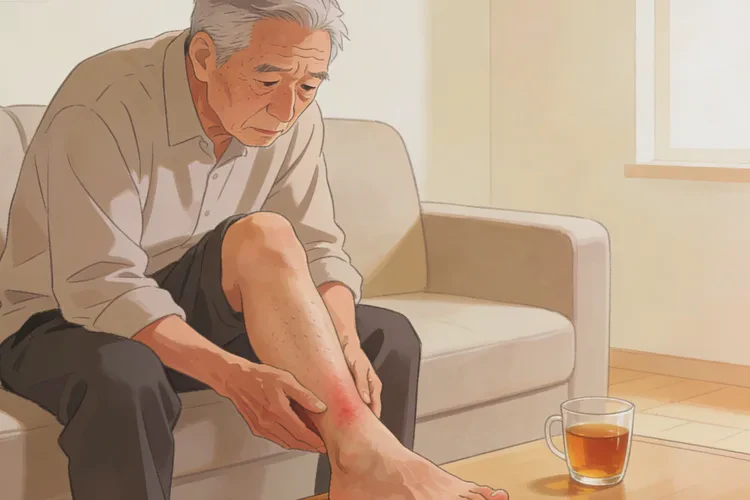 老年人脚上偶尔起湿疹可不可以治愈(图1)